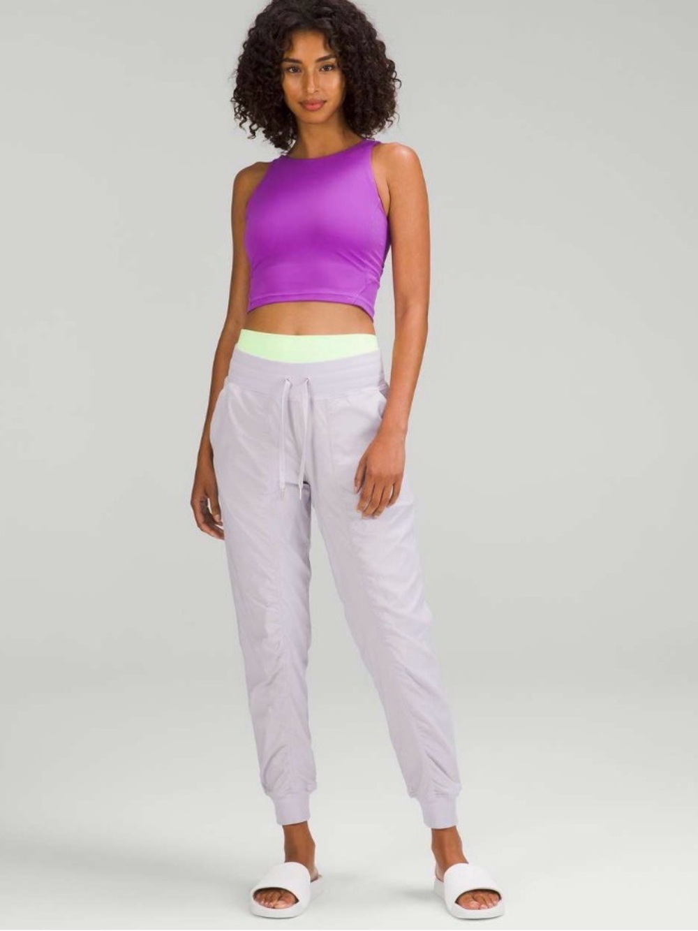 Lululemon Dance Studio Lined Mid-Rise Jogger Faint Lavender Size 4
